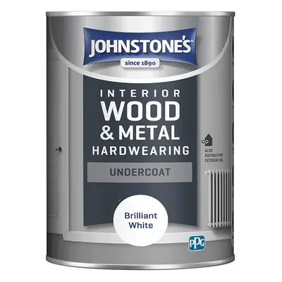 (2.5L) Johnstone's Hardwearing Undercoat Brilliant White