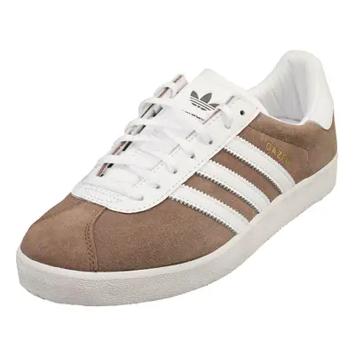 (11) adidas Gazelle Mens Casual Trainers in Earth Strata White