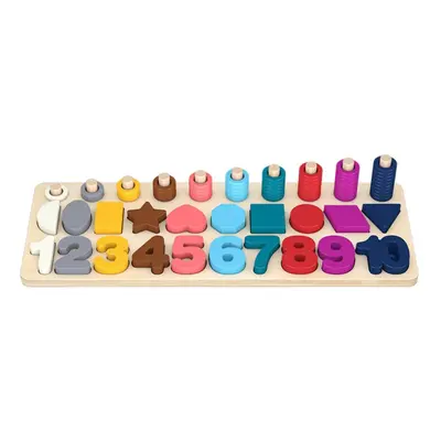 Toy Board/Math Toy Board/Wooden Toys Rings Montessori Math Toys Counting Board Preschool Learnin