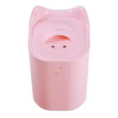 (Pink, 3300ml) Portable Desk Tabletop Air Humidifier USB Charging Aroma Diffuser Mist Maker with