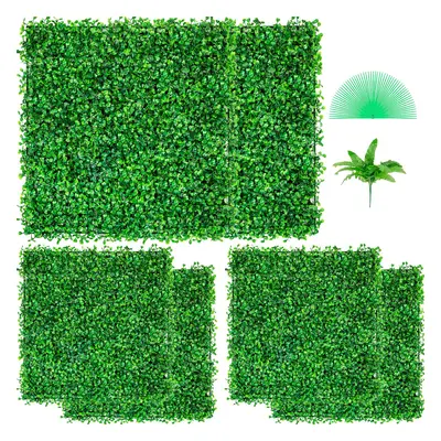 VEVOR Artificial Boxwood Panel UV, Boxwood Hedge Wall Panels, Artificial Grass Backdrop Wall cm 