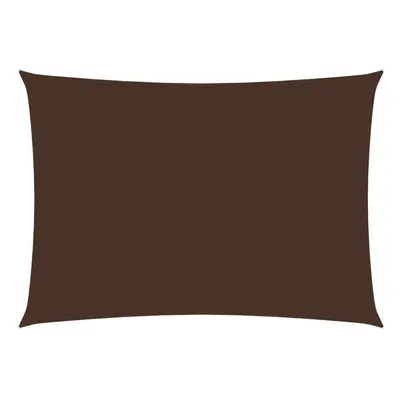 vidaXL Sunshade Sail Oxford Fabric Rectangular 2.5x4.5 m Brown Shade Canopy