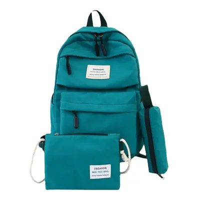 (Green) PCS Casual Backpack Shoulder Bag Crossbody Bag For Men Women