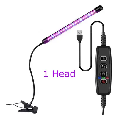 (20LED) 1/2/3/4 Head LED Grow Light Plant Growing Lamp Lights with Clip for Indoor Plants