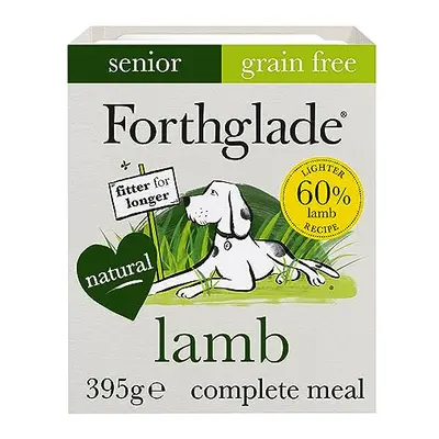 Forthglade Complete Natural Wet Dog Food - Grain Free Lamb with Vegetables (18 x 395g) Trays - S