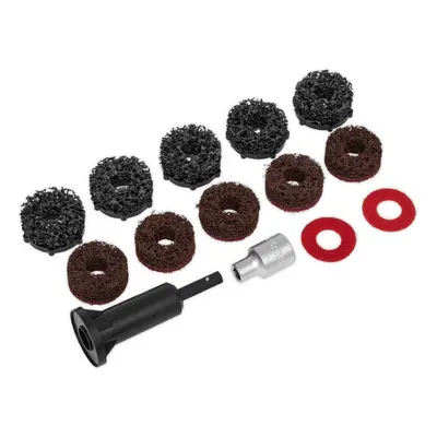 14pc Stud Hub Cleaning Kit - Power Drill Impact Wrench 1/2" Dr Dirt & Corrosion