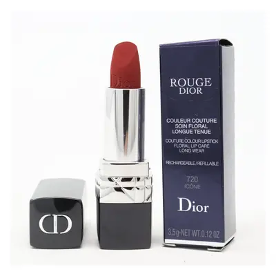 (720 Icone Velvet) Dior Rouge Dior Refillable Lipstick 0.12oz/3.5g New With Box