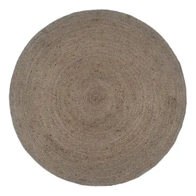 (grey, 106) vidaXL Handmade Rug Living Room Floor Carpet Area Rug Floor Mat Jute Round