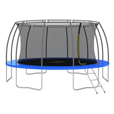 vidaXL Trampoline Set Round 488x90 cm kg Outdoor Play Equipment Bouncer