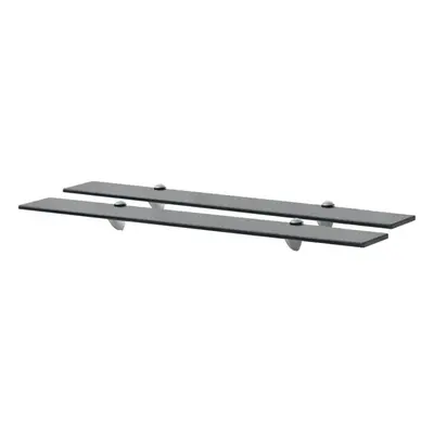 Floating Shelves pcs Glass 80x10 cm mm