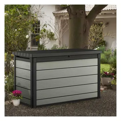 Keter Garden Storage Box 757L Anthracite Outdoor Storage Chest Trunk Organiser