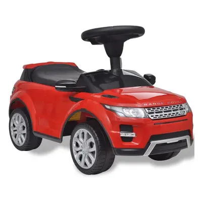 vidaXL Land Rover Kids Ride-on Car with Music Red Children Toy Vehicle