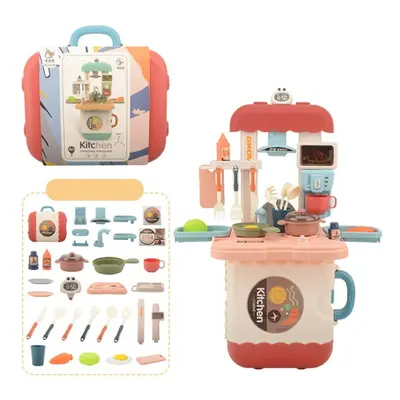 () IN Colorful Multifunctional Portable Backpack Handbag Simulation Kitchen Play House Puzzle Ed