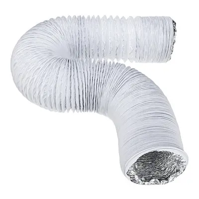 (19.68ft) Inch Diameter PVC Aluminum Foil Double-layer Smoke Tube 4.92-26.25ft Flexible Exhaust 