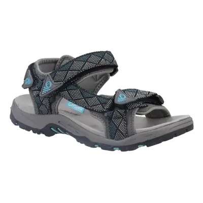 (3 UK, Grey/Turquoise) Cotswold Womens/Ladies Foxcote Sandals