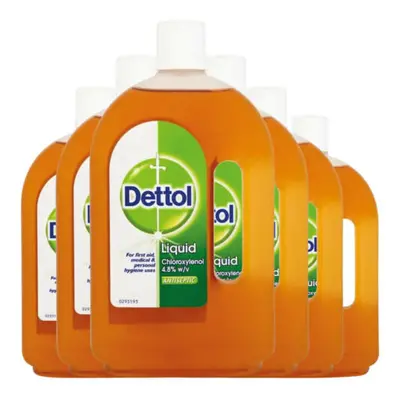 Dettol Original Liquid Antiseptic Disinfectant 750ml Large Bottle Pack of