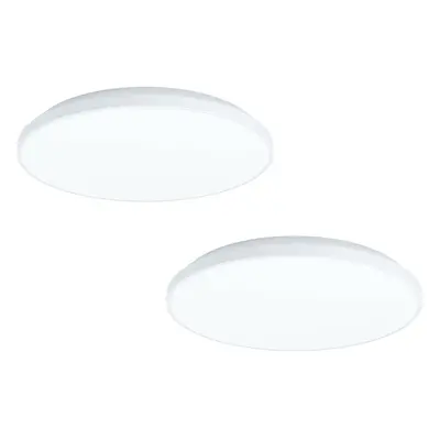 2 PACK Wall / Ceiling Light White Round Surface Moutned 315mm 18W LED