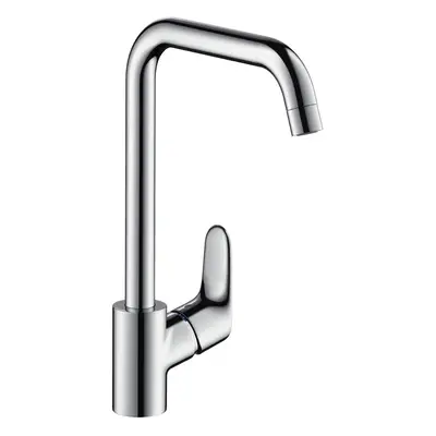 hansgrohe Focus kitchen tap with selectable swivel range, chrome