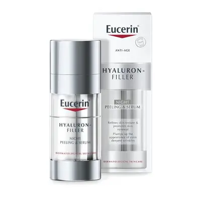 Eucerin Hyaluron-Filler Night Peeling & Serum Anti-aging Moisturizing Facial Serum ml