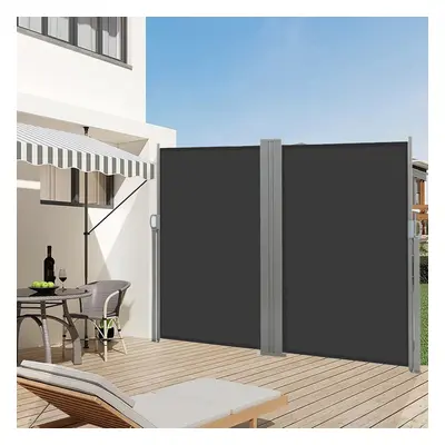 800cm x 180cm W Outdoor Retractable Privacy Side Awning