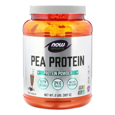 Now Foods, Sports, Pea Protein, Creamy Chocolate, lbs (907 g)