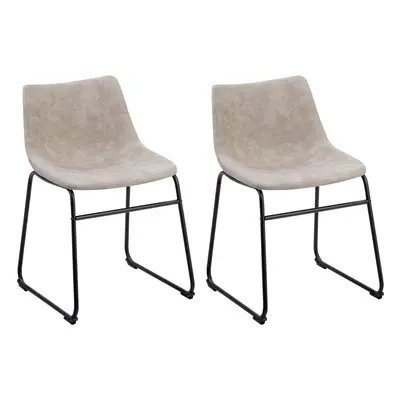 Set of Dining Chairs BATAVIA Beige