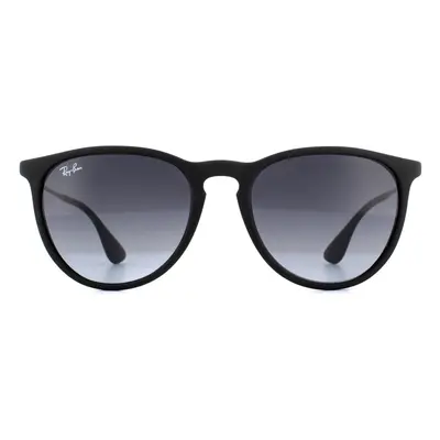 Rayban Sunglasses Erika Rubberised Black Grey Gradient 622/8G