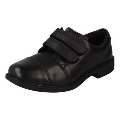 (Black, UK 11.5 Child) Boys Clarks School Shoes Scala Skye - G Fit