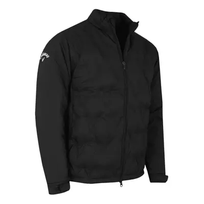 (XXL, Caviar) Callaway Golf Mens Chev Welded Quilted Thermal Swing Tech Jacket