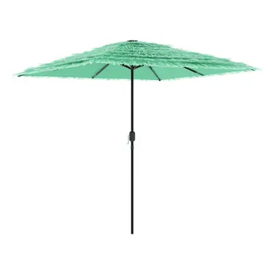 (green, x x cm) vidaXL Garden Parasol with Steel Pole Outdoor Umbrella Balcony Sun Parasol