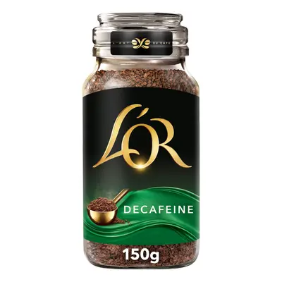 L'OR Decaf Instant Coffee 150g (Pack of Jars, Total of 900g)