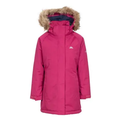 (3-4 Years, Cranberry) Trespass Childrens Girls Fame Waterproof Parka Jacket