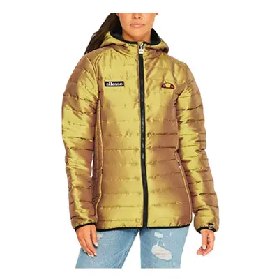 (UK10/US6/EU38) ELLESSE LEXUS SGY05671 Womens Puffer Jacket Quilted Hooded Padded Coat Gold