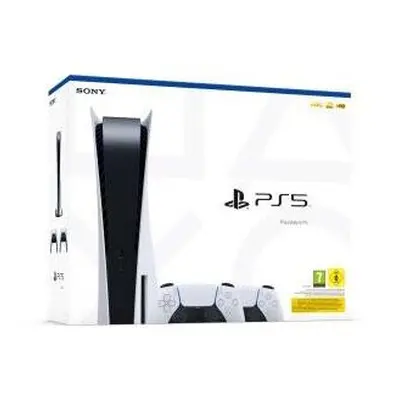 PS5 Console 825GB Standard Ed. White + DualSense