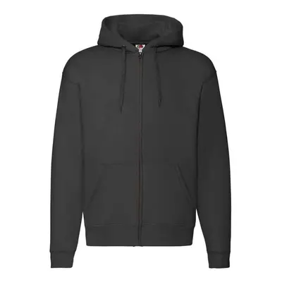 (XXL, Black) Fruit of the Loom Unisex Adult Premium Full Zip Hoodie