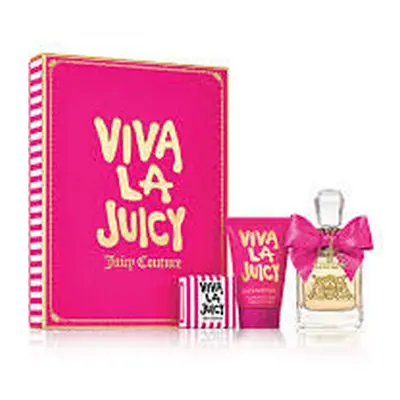 Viva La Juicy Pcs Set: 3.4 Edp Sp + 4.2 Body Lotion + 2.8 Bar Soap