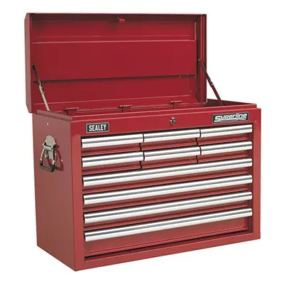 660 x x 485mm RED Drawer Topchest Tool Chest Lockable Storage Cabinet