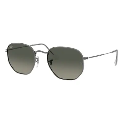 Ray-Ban Hexagonal RB3548N 004/71 Gunmetal/Grey Gradient Dark Grey Sunglasses