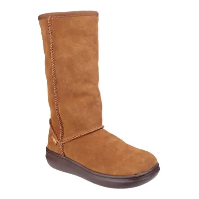 (3 UK, Chestnut) Rocket Dog Womens/Ladies Sugardaddy Suede Pull-On Boots