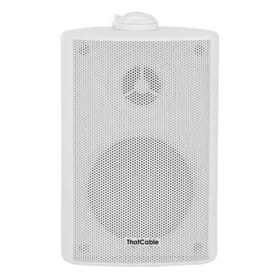 6.5" 100V 8Ohm Outdoor Weatherproof Speaker White 120W IP54 Rated Background