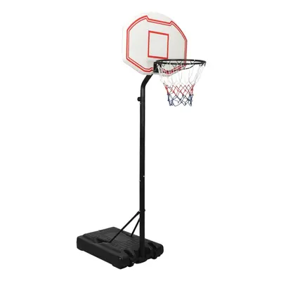 vidaXL Basketball Stand White cm Polyethene Basketball Hoop Stand