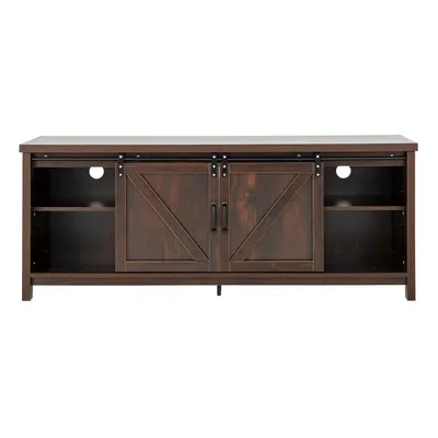 Modern Farmhouse TV Stand Entertainment Center Console Table