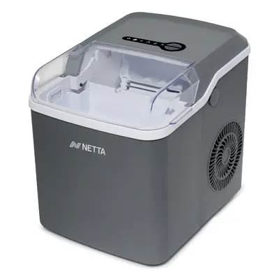 NETTA Ice Maker - 12kg Capacity, 1.2L Tank - Grey