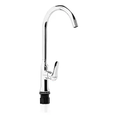 Geepas Modern Kitchen Sink Tap Single Lever Mixer Tap Swivel Spout