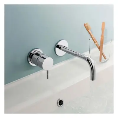 Basin Sink Chrome Modern Brass Bathroom Wall Mounted Tap