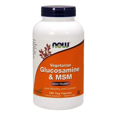 NOW Foods Glucosamine & MSM, Vegetarian - vcaps