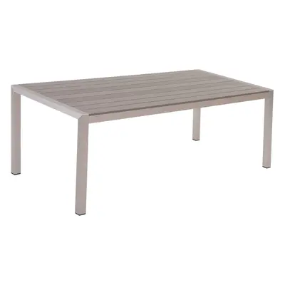 Garden Table Synthetic Material Grey VERNIO