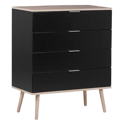 Chest of Drawers WALPI Black