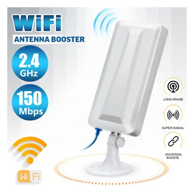 Long Range WiFi Extender Wireless Outdoor Router Repeater WLAN Antenna Booster