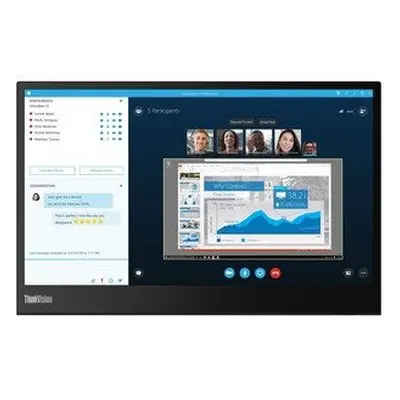 Lenovo Thinkvision M14 35.6 Cm 14" Full Hd Wled Lcd Monitor 16:9 Raven Blac 61DDUAT6UK